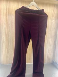 Velvet Wide Leg Pants