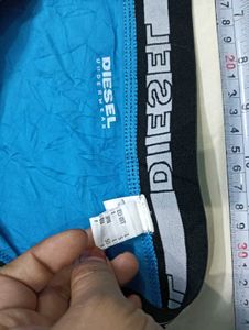 Diesel Blue Barcode Boxer Briefs 🤎