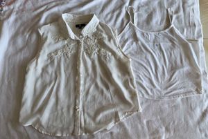 Chic Sleeveless Top.with inner