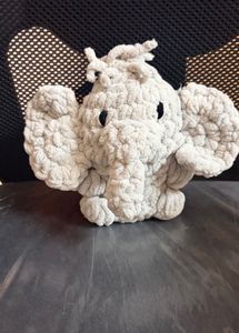 Handmade Crochet Elephant Toy