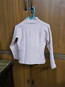Pure Wool Mock Neck Sweater