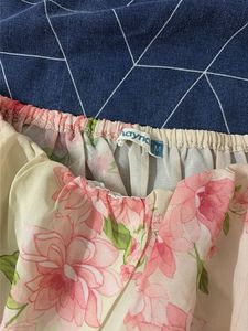 Floral Puff Sleeve Wrap Top