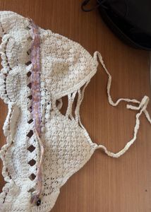 Boho Crochet Bikini Top