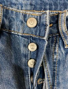 Distressed H&amp;M Blue Denim Jeans