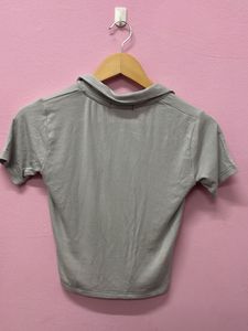 Grey Mango Crop Top