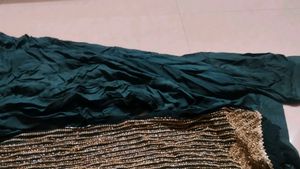Embellished Teal Kurta Set