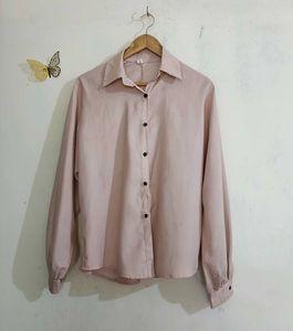 Blush Button-Down Shirt