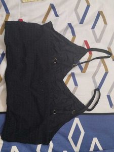 Black V- Neck Blouse