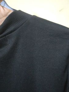 Solid Black Fitted Top