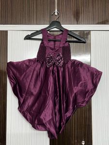 Beautiful low high party wear frock