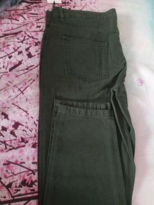 Dark Green Cargo Pants