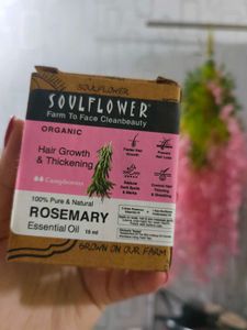 Soulflower Organic Rosemary Hair Oil
