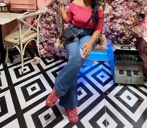 Bright Pink Textured Top