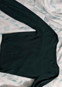 Green Ruched Top