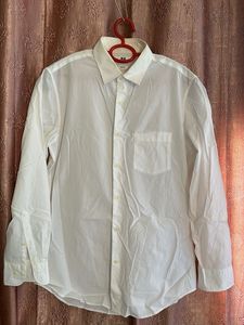 Classic White Button-Down Shirt