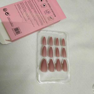 Matte Almond Shape Press-On Nails