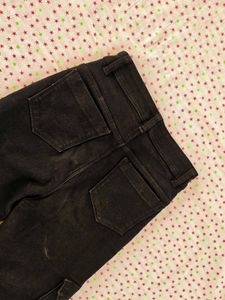 Black Cargo Jeans