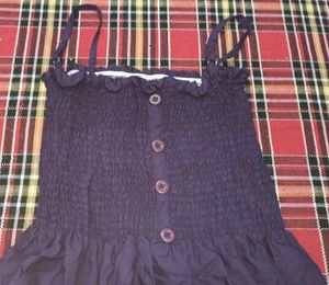 Purple Smocked Dress