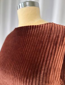 Korean Autumn Velvet Dress