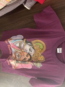 Bright Small Size Printed T-shirt