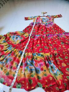 Colorful Ethnic Freel Maxi Dress
