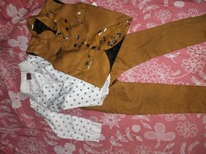 Stylish Boys's Pant Shirt Set with Waistcoat