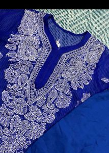 Chikankari Kurti With Inner