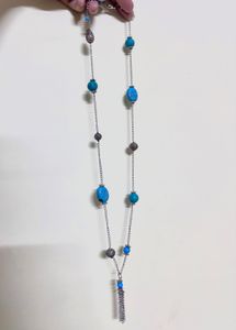 Bohemian Turquoise Beaded Necklace