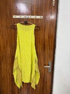 Stylish Yellow Printed Kurta