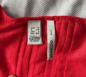 Red Sleeveless Blouse with Ruffle Sleeves