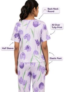 Floral Print Pajama Set