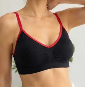 Comfortable Black & Red Sports Bra