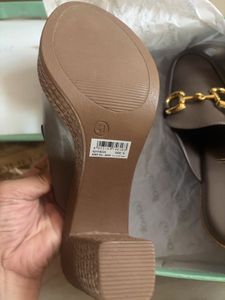 stock clearance Stylish Brown Mules with