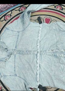 Light Wash Denim Shirt Dress