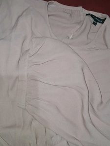 Elegant pink Long Sleeve Top