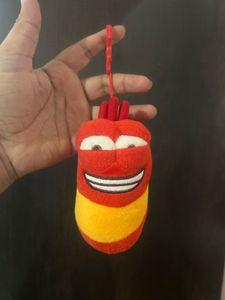 Cute Larva Red and Yellow Plush Toy