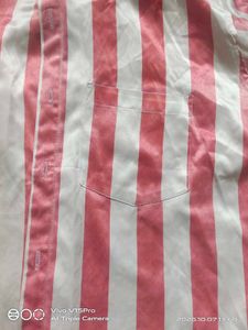 Striped Button-Up Shirt