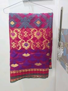 Vibrant Banarasi Silk Saree