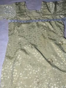 crepe Silk Elegant Brocade Kurta Set