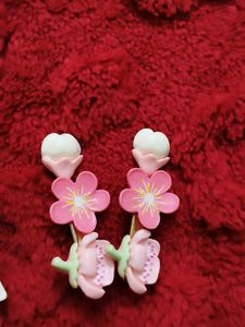 Cute Flower Hair Clips Set