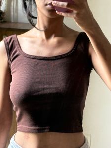 Brown Tank Top