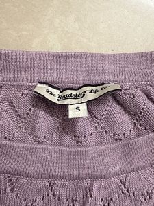 Lilac Crochet Halter Top