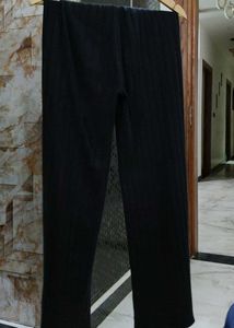 Sleek Black Buttoned Sleeveless Top Pants