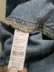Trendy Wide Leg Denim Cargo Pants