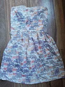 Boho Print tube Dress