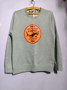 Burberry "Swim With The Great" Shark Graphic Sweat