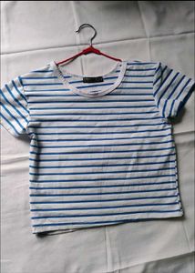 Classic Blue Striped T-Shirt