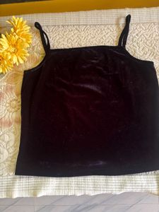 Velvet Camisole Top