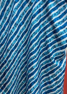 Blue Striped Cotton Kurta