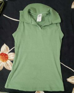 Mossimo Green Ribbed Tank Top ☘️💚